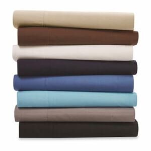 Cannon 200 Thread-Count Twin Flat Sheet, Navy